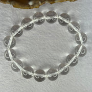 Natural Clear Quartz Beads Bracelet 天然白水晶手链 45.74g 17.5cm 12.9mm 16 Beads - Huangs Jadeite and Jewelry Pte Ltd