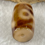 Natural Powerful Tibetan Old Oily Agate Patina Guiren Tairen Human Dzi Bead Totem Amulet Heavenly Master (Tian Zhu) 贵人天诛 4.87g 19.6 by 11.7mm - Huangs Jadeite and Jewelry Pte Ltd