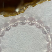 Natural Rose Quartz Beads Bracelet 天然玫瑰石英珠手链 31.91g 17.5cm 10.8mm 19 Beads - Huangs Jadeite and Jewelry Pte Ltd