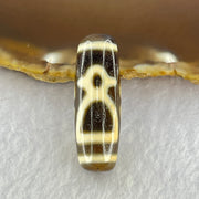 Natural Powerful Tibetan Old Oily Agate 5 Cai Shen Dzi Bead Heavenly Master (Tian Zhu) 9.29g 36.9 by 12.5mm - Huangs Jadeite and Jewelry Pte Ltd