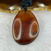Natural Amber Pendent 天然琥珀牌 7.34g 36.1 by 28.1 by 9.2mm - Huangs Jadeite and Jewelry Pte Ltd