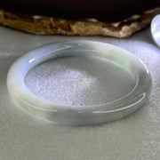Type A Lavender Jadeite Bangle Internal Diameter 54.0mm 56.42g 8.4 by 8.3mm (Internal Lines) - Huangs Jadeite and Jewelry Pte Ltd