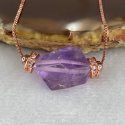 Natural Amethyst Necklace 5.60g 42cm 15.0 by 3.8 by 10.5mm - Huangs Jadeite and Jewelry Pte Ltd