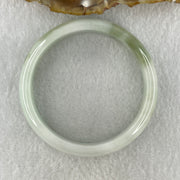 Natural Type A Faint Green Faint Lavender Jadeite Bangle 36.18g Inner Diameter 51.5mm 12.4 by 6.3mm (Very Very Slight Internal Lines) - Huangs Jadeite and Jewelry Pte Ltd