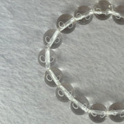 Natural Clear Quartz Bracelet 天然白水晶手链 28.91g 16cm 10.6mm 18 Beads - Huangs Jadeite and Jewelry Pte Ltd