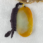 Grandmaster Type A Reddish Brown with Faint Lavender Green Jadeite Phoenix 凤戏牡丹 Pendant 41.26g 64.96 by 35.02 by 9.52mm With NGI Cert 82838779 - Huangs Jadeite and Jewelry Pte Ltd