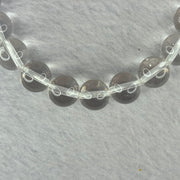 Natural Clear Quartz Bracelet 天然白水晶手链 30.73g 17cm 10.6mm 19 Beads - Huangs Jadeite and Jewelry Pte Ltd