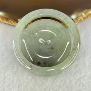 Type A Green Wuji Grey Jadeite Baby Bangle and Ping An Kou Donut Set 33.51g 6.2 by 6.0mm 38.3 by 6.2mm (Close to Perfect) - Huangs Jadeite and Jewelry Pte Ltd