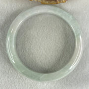 Type A Light Green Light Lavender Jadeite Bangle 65.83g Inner Diameter 57.6mm 13.5 by 9.8mm (Internal Line) - Huangs Jadeite and Jewelry Pte Ltd