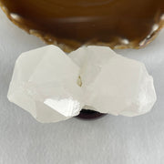 Natural Milky White Quartz Display 338.24g 76.4 by 47.9 by 107.5mm - Huangs Jadeite and Jewelry Pte Ltd
