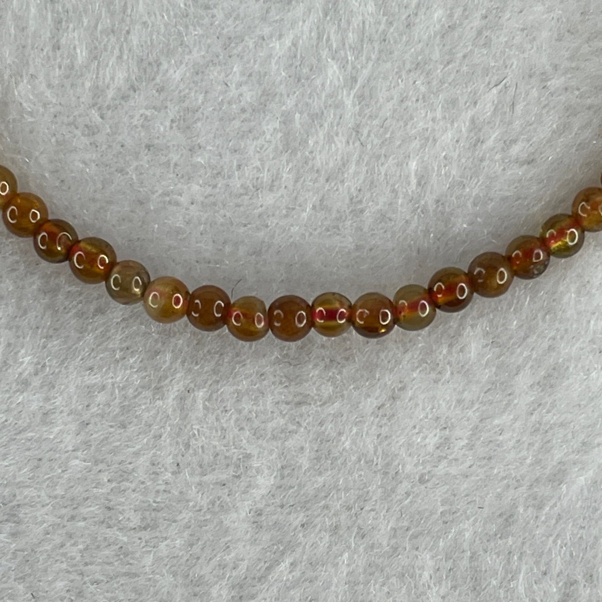 Natural Yellow Tourmaline Crystal Beads Bracelet 2.69g 16cm 3.2mm 66Beads - Huangs Jadeite and Jewelry Pte Ltd