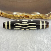 Natural Powerful Tibetan Old Oily Agate Zha Ji La Mu Female Cai Shen Bead Heavenly Master (Tian Zhu) 扎吉拉木女财神天珠 15.40g 59.8 by 13.0mm - Huangs Jadeite and Jewelry Pte Ltd