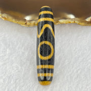 Natural Powerful Tibetan Agate 1 Eye Sky Door Long Dzi Bead Heavenly Master (Tian Zhu) 一眼天诛 14.54g 56.2 by 13.0mm - Huangs Jadeite and Jewelry Pte Ltd