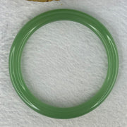 Transparent Green Quartzite Jade Bangle 天山玉手镯 Internal Diameter 59.5mm 27.39g 8.3 by 8.3mm - Huangs Jadeite and Jewelry Pte Ltd
