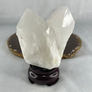 Natural Milky White Quartz Display 338.24g 76.4 by 47.9 by 107.5mm - Huangs Jadeite and Jewelry Pte Ltd