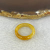 Type A Yellow Jadeite Ring 2.59g 4.7 by 3.6g US5.75 HK12.5 - Huangs Jadeite and Jewelry Pte Ltd