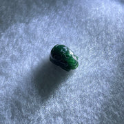 Good Grade Type A Translucent Black Jadeite Dragon Turtle Charm Pendant 0.72g 10.9 by 7.1 by 5.3mm - Huangs Jadeite and Jewelry Pte Ltd