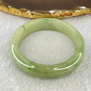 Type A Green with Emerald Green Jadeite Bangle Internal Diameter 55.1mm 46.23g 13.0 by 7.2mm (Very Slight External Line) - Huangs Jadeite and Jewelry Pte Ltd