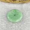 Type A Spicy Green Ping An Kou Jadeite 7.49g by 25.6 by 5.6mm - Huangs Jadeite and Jewelry Pte Ltd
