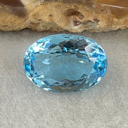 Natural Sky Blue Topaz Oval Shape 8.16ct 13.8  by 9.9 by 6.9mm - Huangs Jadeite and Jewelry Pte Ltd