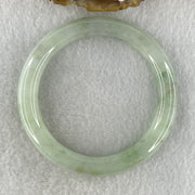 Type A Natural Light Green Jadeite Bangle 45.91g Inner Diameter 55.8mm 9.4 by 9.2mm (Very Very Slight Internal Lines) - Huangs Jadeite and Jewelry Pte Ltd