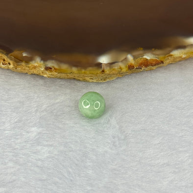 Type A Sky Blue Jadeite Bead for Bracelet/Necklace/Earrings/Rings 1.23g 9.0mm - Huangs Jadeite and Jewelry Pte Ltd