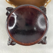 Natural Brecciated Jasper Ball Display with Wooden Stand 1641.2g 95.6 by 165.0mm - Huangs Jadeite and Jewelry Pte Ltd