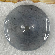 Type A Semi Icy Wuji Grey with Lavender Jadeite Ping An Kou Pendant 16.20g 35.4 by 6.2mm - Huangs Jadeite and Jewelry Pte Ltd