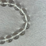 Natural Clear Quartz Bracelet 天然白水晶手链 28.91g 16cm 10.6mm 18 Beads - Huangs Jadeite and Jewelry Pte Ltd