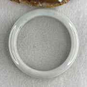 Natural Type A Light Green Jadeite Bangle 54.47g Internal Diameter 58.9mm 11.5 by 9.0mm (Slight Internal Lines) - Huangs Jadeite and Jewelry Pte Ltd