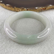 Type A Faint Green and Lavender Jadeite Bangle 70.75g inner diameter 58.4mm 13.8 by 9.0mm (Very Very Slight Internal Line) - Huangs Jadeite and Jewelry Pte Ltd