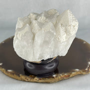 Natural Milky White Quartz Display 334.86g 77.4 by 59.0 by 87.7mm - Huangs Jadeite and Jewelry Pte Ltd