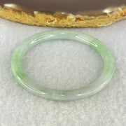Type A Lavender and Green Jadeite Baby Bangle Internal Diameter 44.4mm 12.38g 5.1 by 5.7mm - Huangs Jadeite and Jewelry Pte Ltd