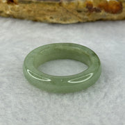 Type A Green Jadeite Ring 3.45g 5.2 by 3.8mm US7 HK15.5 - Huangs Jadeite and Jewelry Pte Ltd