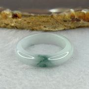 Type A Light Green Lavender with Blueish Green Patch Jadeite Ring 3.70g 5.9 by 3.6mm US9.5 HK21 - Huangs Jadeite and Jewelry Pte Ltd