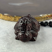 Natural African Rosewood Dragon Tortoise Handplay 天然非洲紫檀龙龟手把件 50.20g 60.8 by 36.6 by 40.0mm - Huangs Jadeite and Jewelry Pte Ltd
