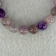 Natural Super 7 Beads Bracelet 32.34g 17.5cm 10.8mm 19 Beads - Huangs Jadeite and Jewelry Pte Ltd