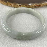 Type A Faint Lavender Faint Green Jadeite Bangle 46.17g Internal Diameter 57.5mm 11.7 by 7.5mm (Very Slight External Roughs with Internal Lines) - Huangs Jadeite and Jewelry Pte Ltd