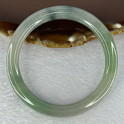 Type A Green Lavender Jadeite Bangle 36.73g Internal Diameter 56.2mm 7.6 by 9.0mm (Very Slight Internal Line) - Huangs Jadeite and Jewelry Pte Ltd