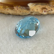 Natural Sky Blue Topaz Oval Shape 10.39ct 14.8 by 11.6 by 7.2mm - Huangs Jadeite and Jewelry Pte Ltd