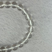 Natural Clear Quartz Bracelet 天然白水晶手链 18.61g 16.5cm 8.4mm 24 Beads - Huangs Jadeite and Jewelry Pte Ltd