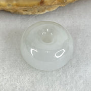 Type A Icy Jelly Faint Gren Lavender Jadeite Ping An Kou Charm/Pendant 2.48g 12.9 by 7.6mm - Huangs Jadeite and Jewelry Pte Ltd