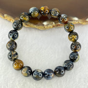 Good Grade Natural Petersite Beads Bracelet 30.61g 17cm 10.8mm 19 Beads - Huangs Jadeite and Jewelry Pte Ltd