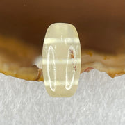 Natural Powerful Tibetan Old Oily Agate 3-Lines Dzi Bead Heavenly Master (Tian Zhu) 三行天诛 3.20g 19.8 by 10.4mm - Huangs Jadeite and Jewelry Pte Ltd