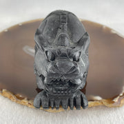 Rare Natural Tibetan Meteorite Tektite Pixiu Display 317.2g 94.4 by 46.0 by 45.3mm - Huangs Jadeite and Jewelry Pte Ltd