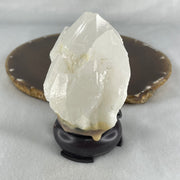 Natural Milky White Quartz Display 230.21g 63.1 by 48.2 by 87.6mm - Huangs Jadeite and Jewelry Pte Ltd