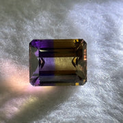 Natural Faceted Ametrine Parallelogram Shape 17.48ct 16.8 by 13.5 by 10.1mm - Huangs Jadeite and Jewelry Pte Ltd