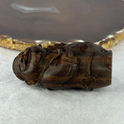 Natural Agarwood Boss Wooden Display 天然沉香钱老板摆件 39.24g 67.7 by 37.6 by 32.4mm - Huangs Jadeite and Jewelry Pte Ltd