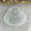 Type A Green Lavender Jadeite Milo Buddha Pendant 6.55g 31.4 by 28.7 by 5.4mm - Huangs Jadeite and Jewelry Pte Ltd