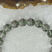 Very Good Grade Natural Green Phantom Quartz Beads Bracelet 28.83.g 17.5cm 10.3mm 20 Beads - Huangs Jadeite and Jewelry Pte Ltd